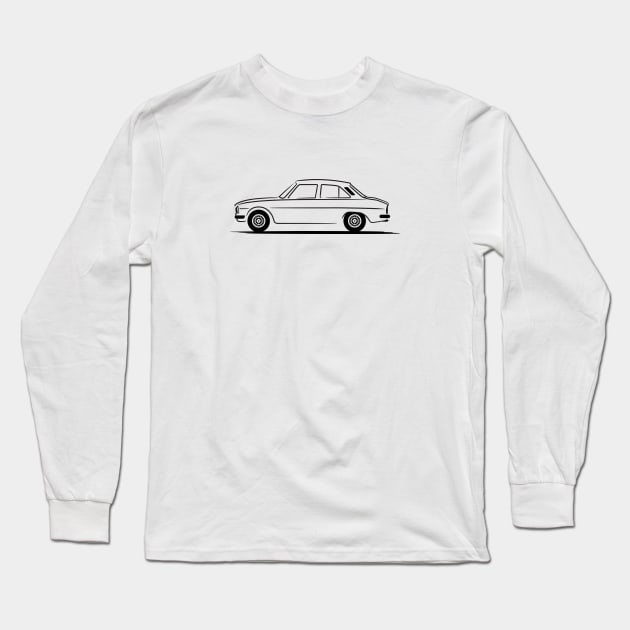 Peugeot 504 Black Long Sleeve T-Shirt by PauHanaDesign